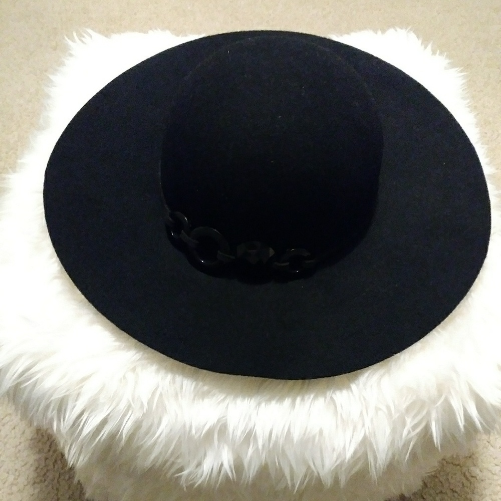 Scala Collezione Black Floppy Brim Hat